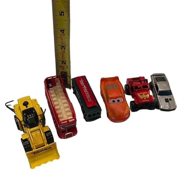 Lot of Vintage Cars Tonka San Francisco Sightseeing/Cars/Jeep/1997 Mustang Mach - Picture 15 of 16